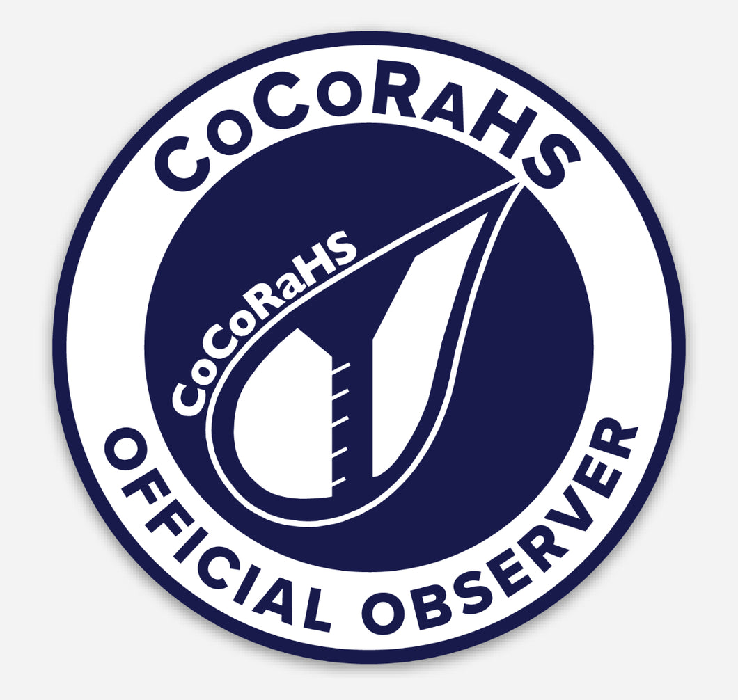 Buy more, save more! Round CoCoRaHS magnets - FREE SHIPPING!