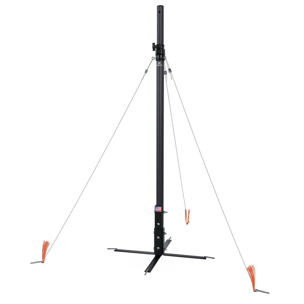 TROPO premium CoCoRaHS gauge pole mount (note: not compatible with original CoCoRaHS gauge bracket)