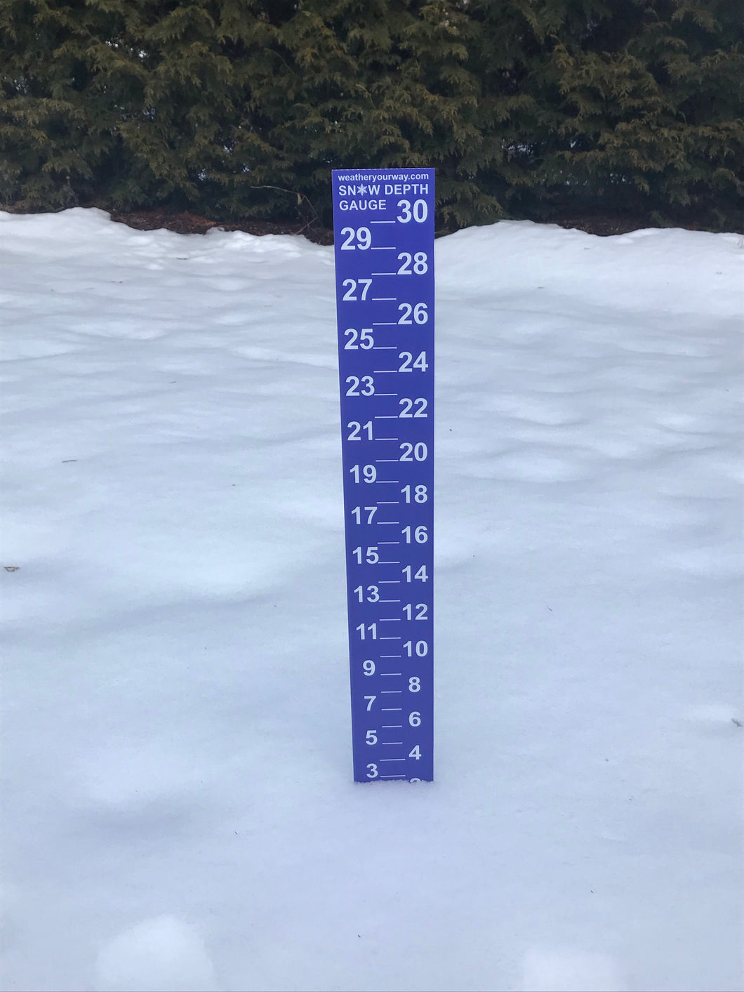 Snow depth gauge