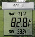 La Crosse wireless window thermometer 1025U